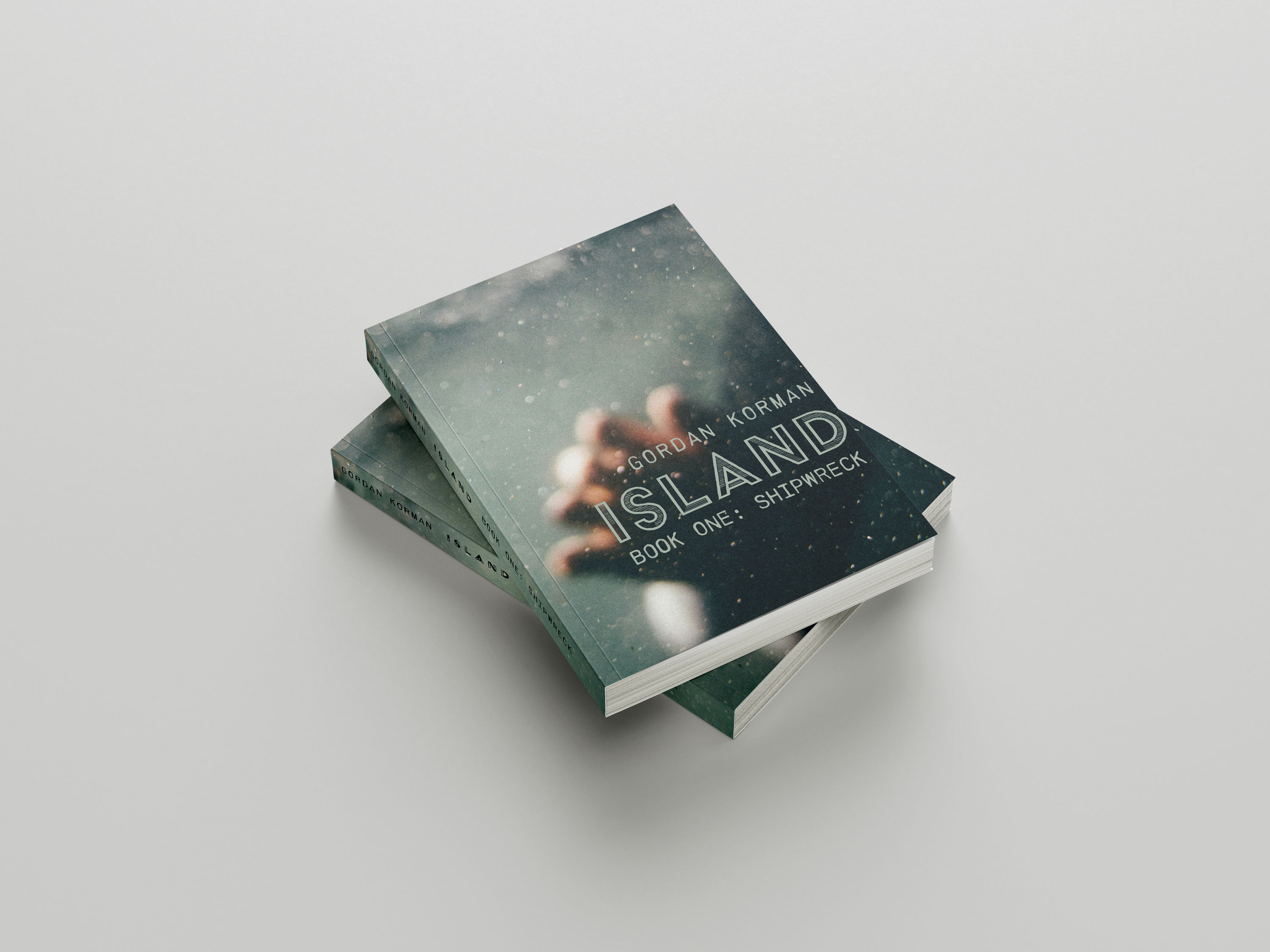 stack of island books with design 1 cover