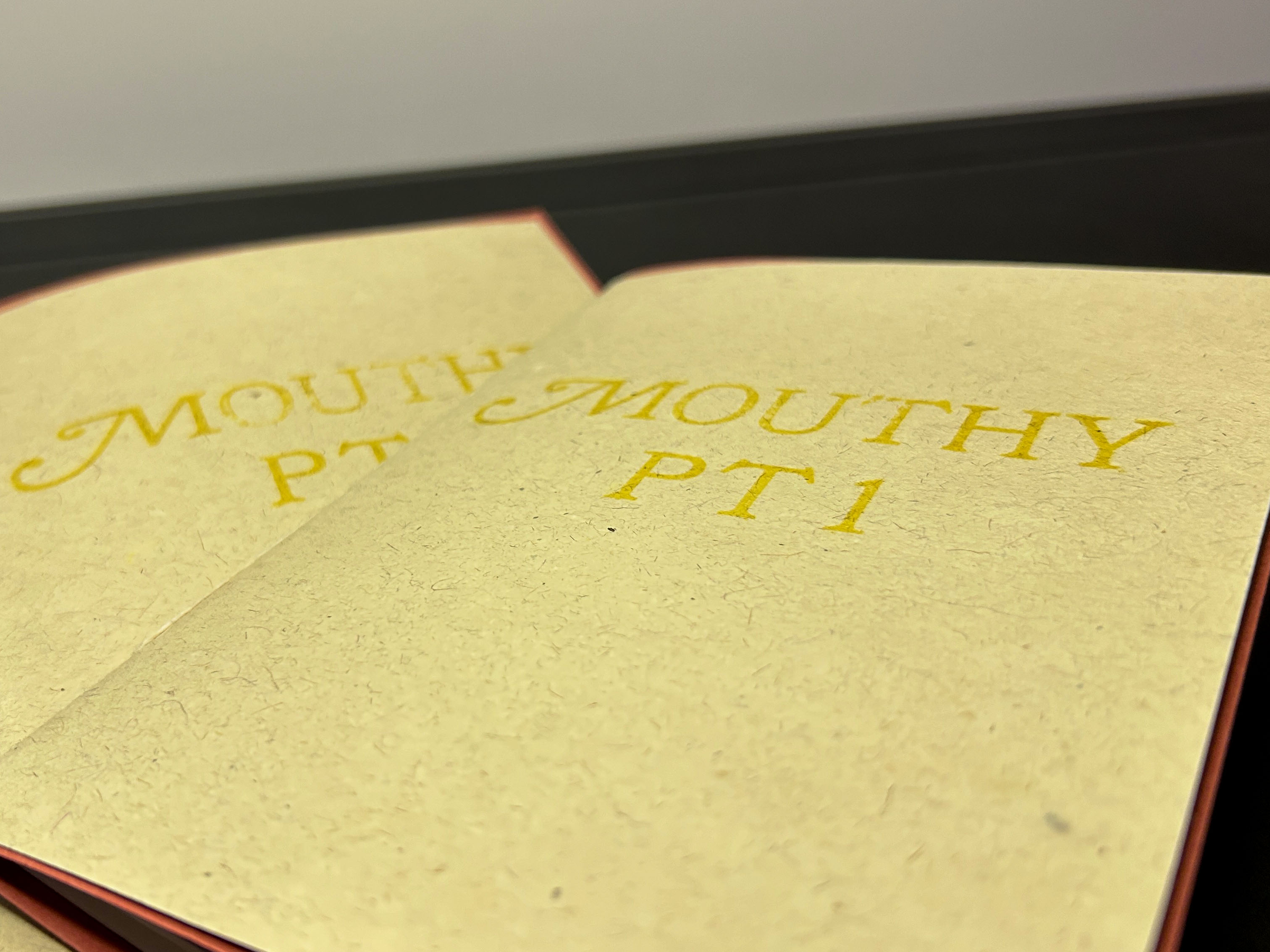 stack of mouthy chapbook